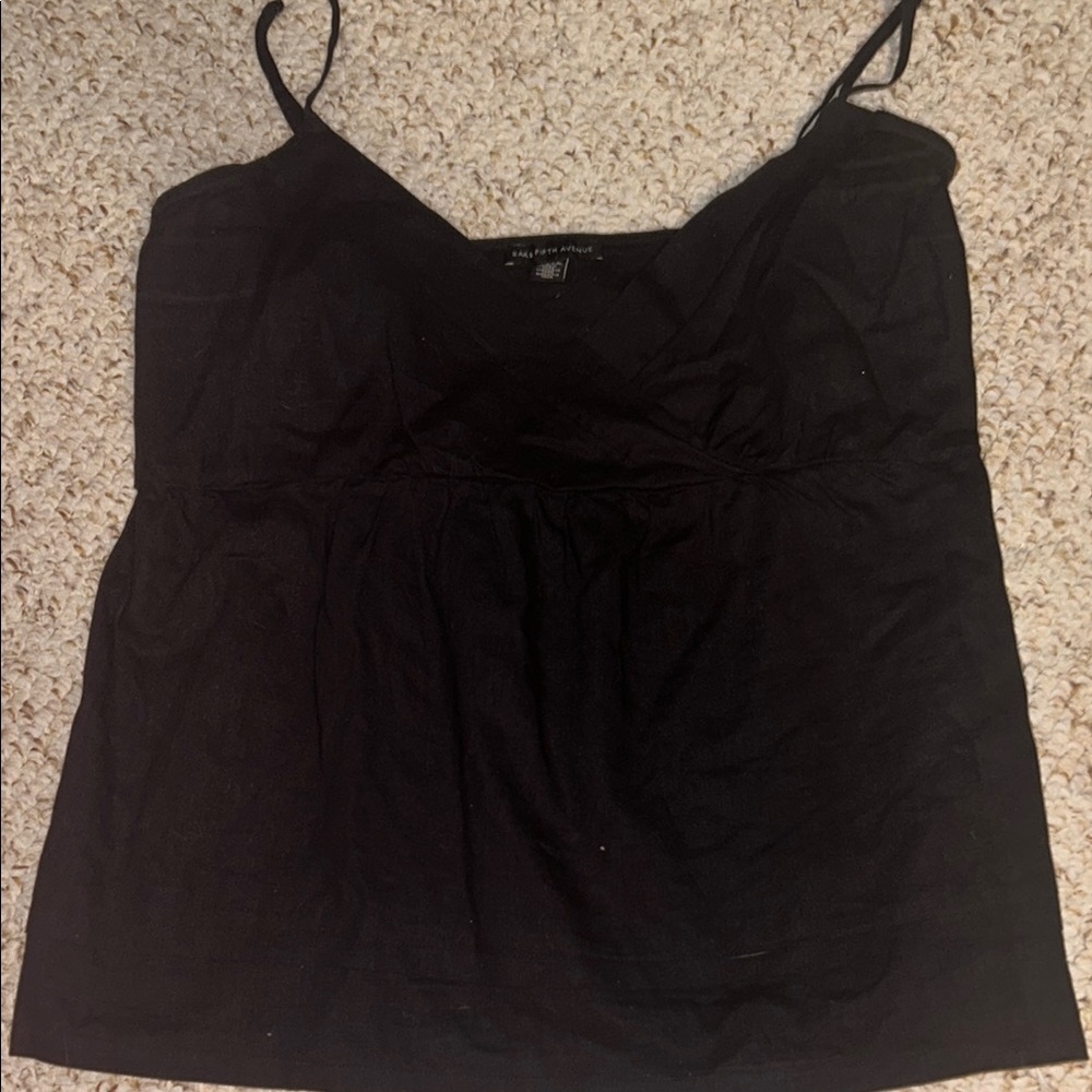 Saks Fifth Avenue Black Camisole